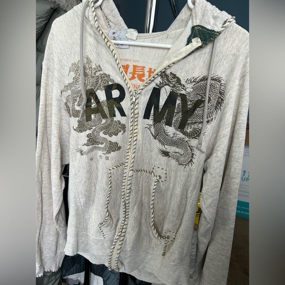 The Great China Wall Army Hoodie ASO Jessica Simpson